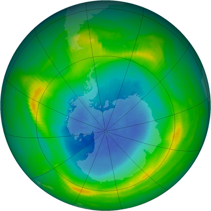 Ozone Map 1980-10-29